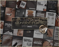 30 luxury PMU Brow content post